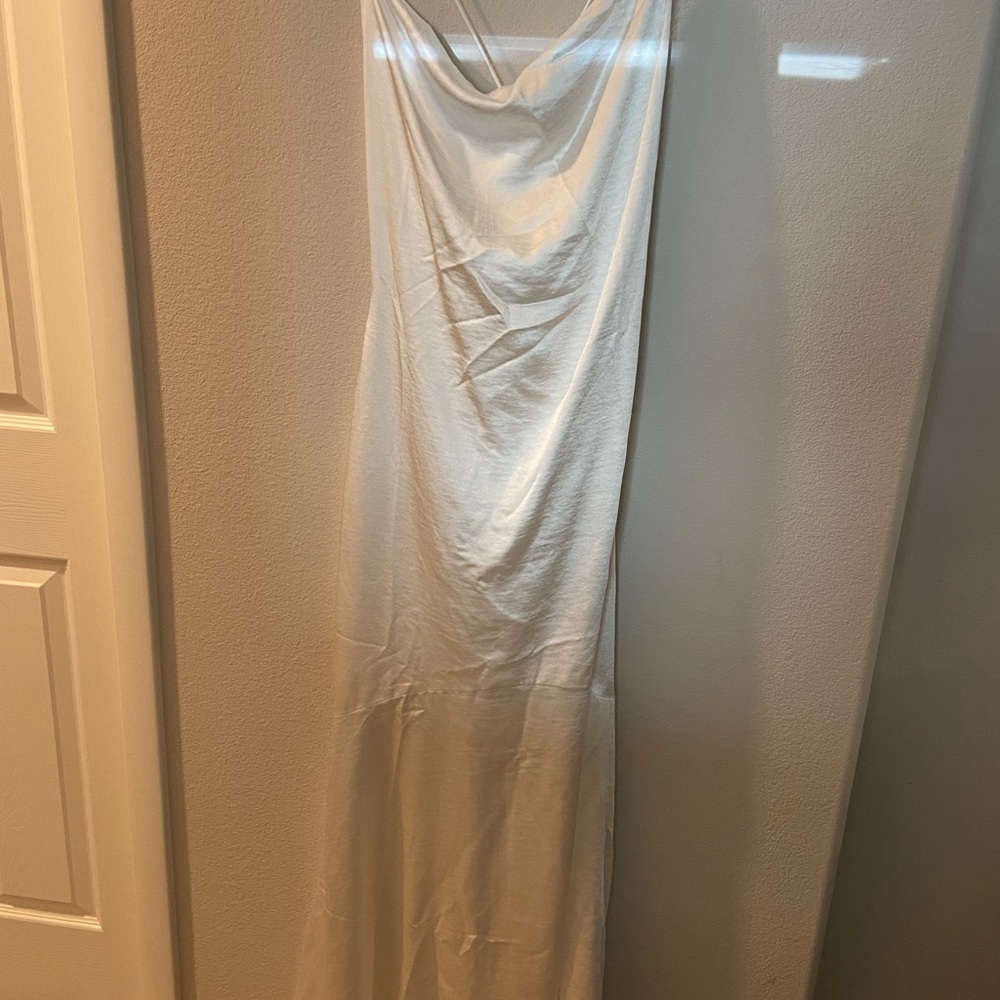 Lulus Beautiful Silk Wedding Dress